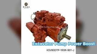 Mise à niveau de la pompe hydraulique de l'excavatrice K5V80DTP