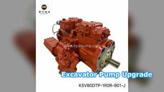 Mise à niveau de la pompe hydraulique de l'excavatrice K5V80DTP