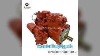 Pompe hydraulique d'excavatrice K5V80DTP pour 12-15 tonnes