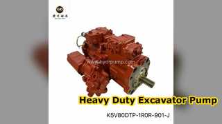 Pompe hydraulique d'excavatrice K5V80DTP-1R0R-901-J