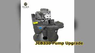 Ensemble de pompe hydraulique d'excavatrice JCB330