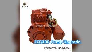 Mise à niveau de la pompe hydraulique de l'excavatrice JCB330