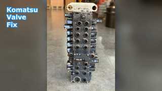 Soupape de commande d'excavatrice Komatsu PC50MR 7231816203